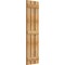 Ekena Millwork Spaced Board-n-Batten Shutters, Rough Sawn Western Red Cedar, 17 1/8W x 62H, PR RBS06S17X062RWR - alternate 3